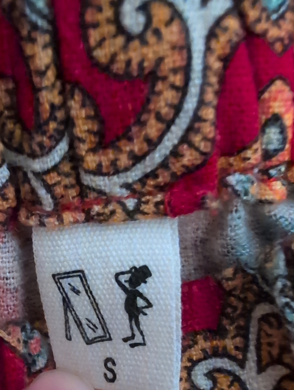 Fashion Brand Company Fancy Red Couch Ruffle Pants S - Picture 4 of 6